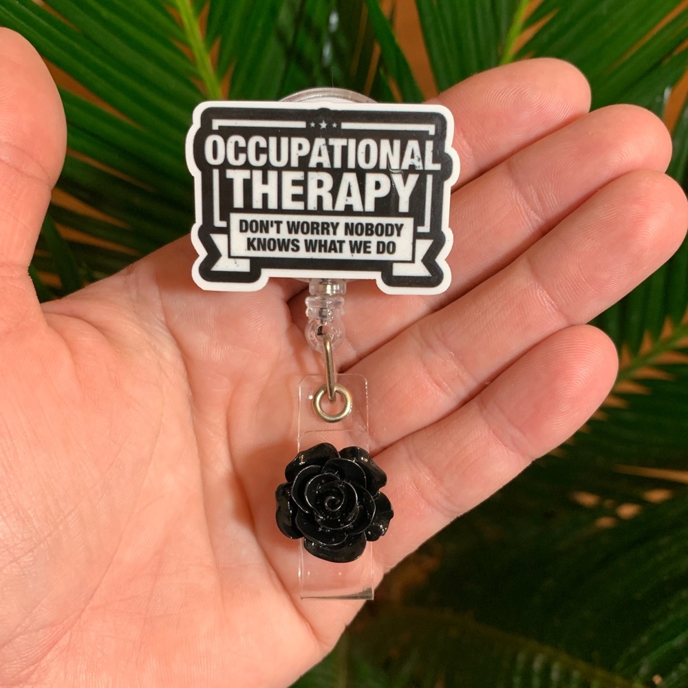 Occupational Therapy Badge Holder